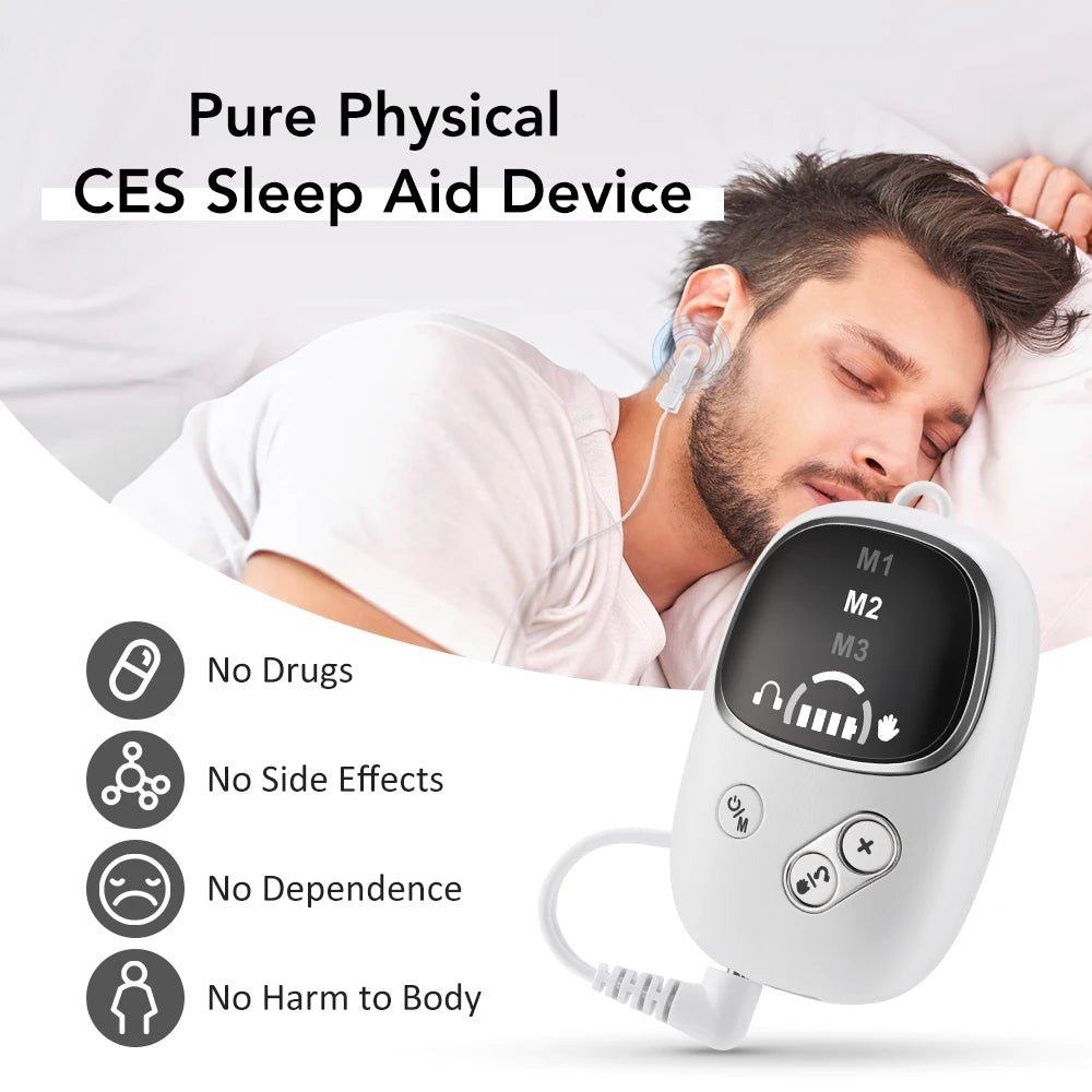 10 Modes Sleep Aid Device Microcurrent CES Sleeping Instrument Insomnia Anxiety Depression Machine Fast Sleeping Health Care - Better World Today