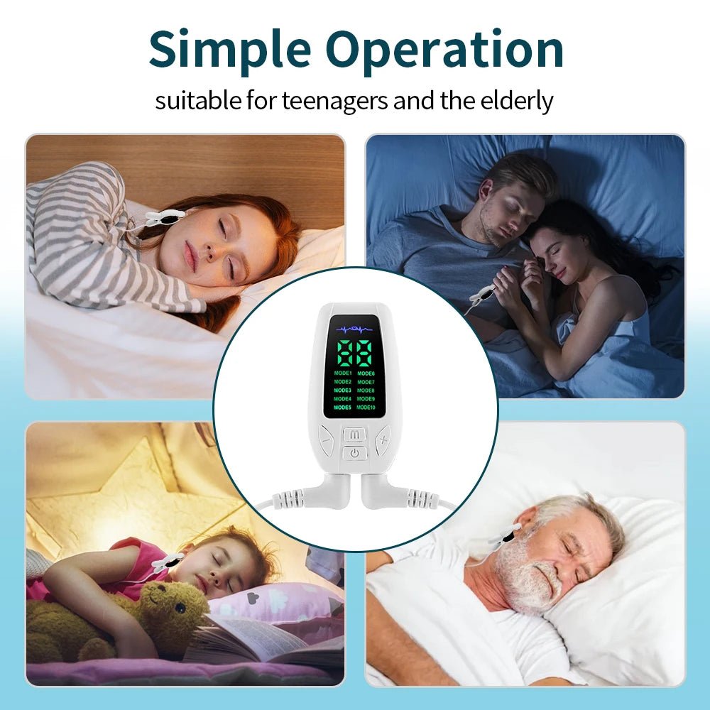 10 Modes Sleep Aid Device Microcurrent CES Sleeping Instrument Insomnia Anxiety Depression Machine Fast Sleeping Health Care - Better World Today