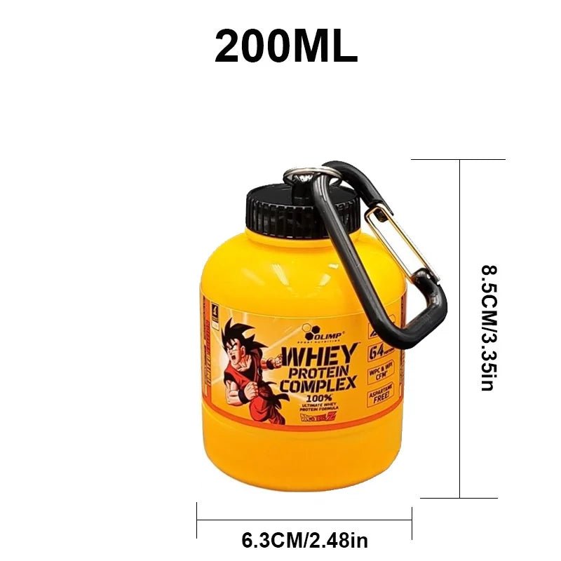 100/200ml Portable Protein Powder Supplement Container Lightweight Leakproof Storage Bottle - Better World Today