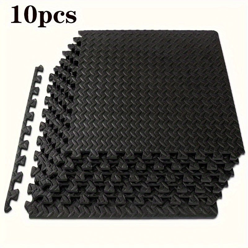 10pcs Multifunctional Sports Floor Mat, EVA Splicing Interlocking Floor Mat, Suitable For Home & Gym Exercise Equipment (11.81inch*11.81inch/30cm*30cm) - Better World Today