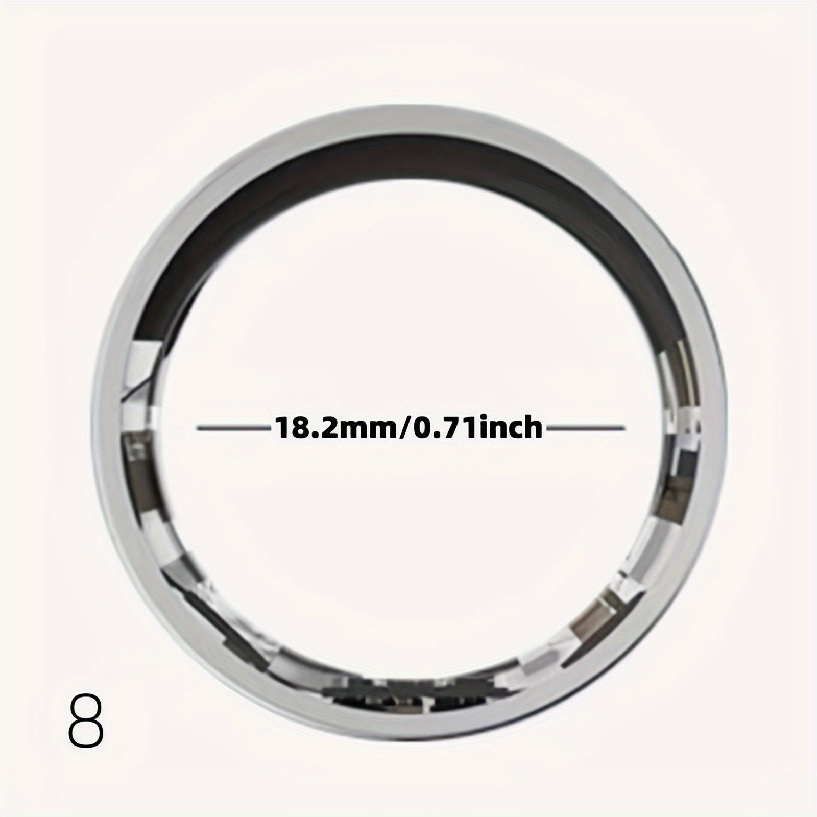 New Smart Ring With Charging Compartment, Fitness, Steps, Distance, Calories, Sleep, Exercise, Compatible with iPhone & Android, USB Charging, Ideal Valentine'S Day/Christmas/New Year Gift