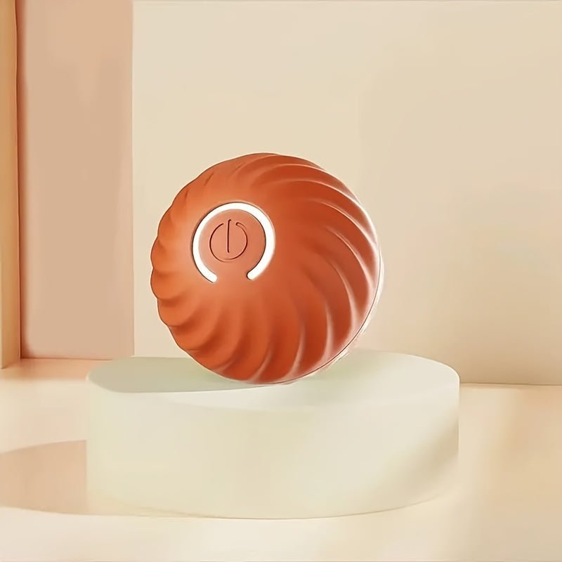 1pc Rechargeable Gravity - Defying Pet - Friendly Fun Interactive Rolling Ball Toy with Lithium - Polymer Battery, Durable Plastic Material for Endless Entertainment and Exercise - Better World Today