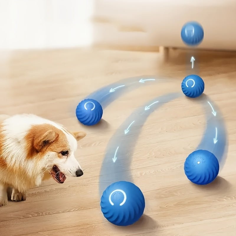 1pc Rechargeable Gravity - Defying Pet - Friendly Fun Interactive Rolling Ball Toy with Lithium - Polymer Battery, Durable Plastic Material for Endless Entertainment and Exercise - Better World Today
