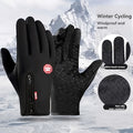1 Pair Unisex Insulated Windproof Full-Finger Touchscreen Gloves - Cold Weather Gloves for Winter Outdoor Riding, Cycling, and Hiking with Warm, Water-Resistant, and Anti-Slip Features