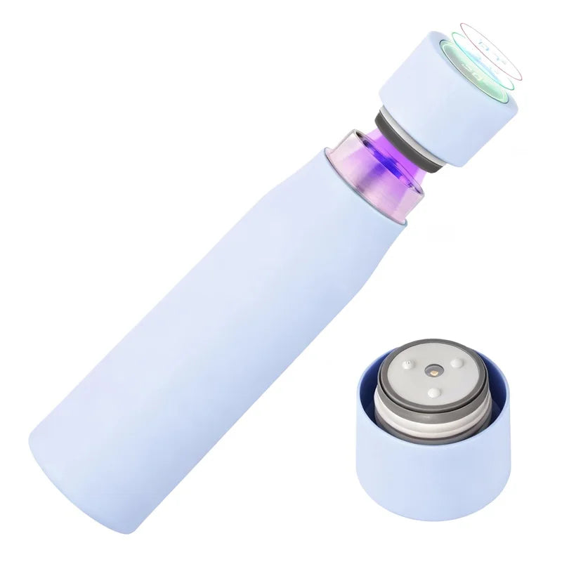 2025 New Digital Smart Water Bottle Ultraviolet Self-Cleaning Portable Vacuum Cup Touch Screen Thermos Cup With Temperature