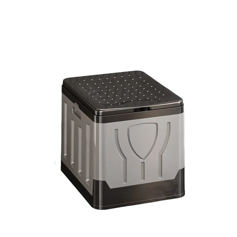 Foldable portable outdoor toilet jungle camping accessories camping reusable trash can deodorant camping toilet travel hiking