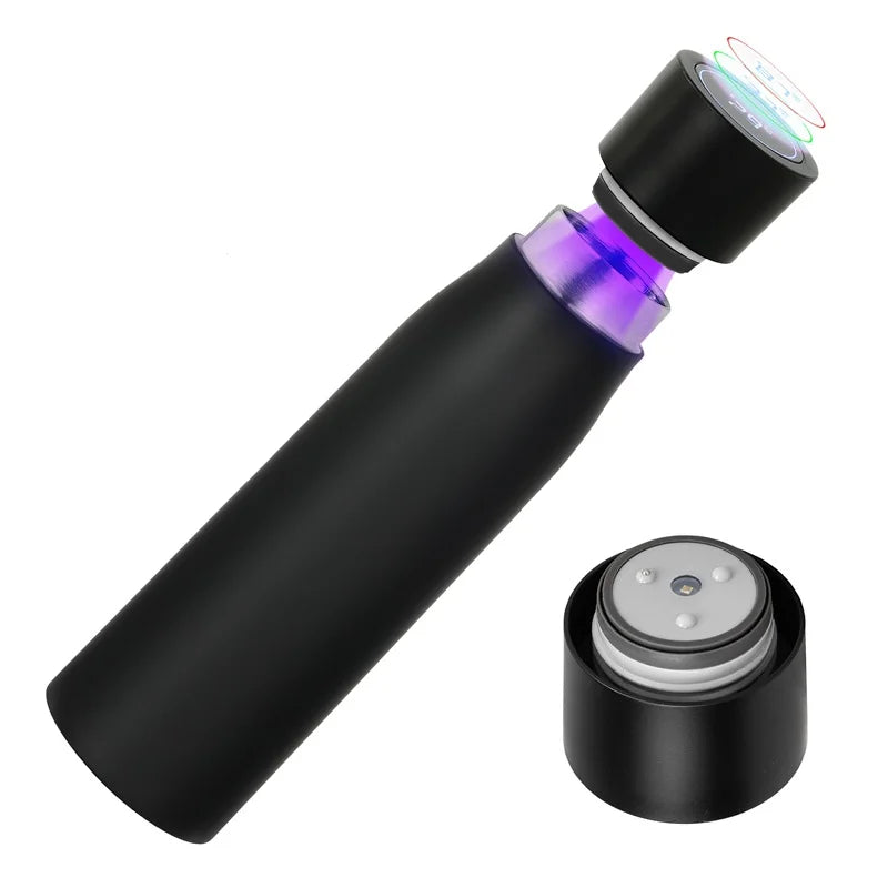 2025 New Digital Smart Water Bottle Ultraviolet Self-Cleaning Portable Vacuum Cup Touch Screen Thermos Cup With Temperature