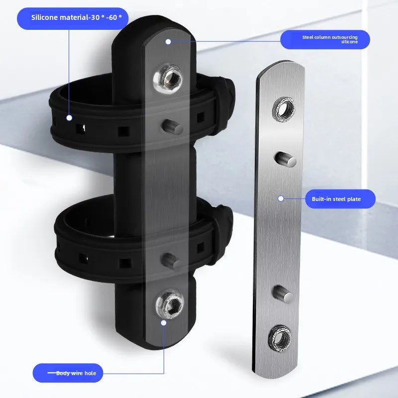 Bicycle Water Bottle Mount Adaptor Silicone Gel Bandage Kettle Cage Strap Seatpost Fork Frame Install Holder Adapter