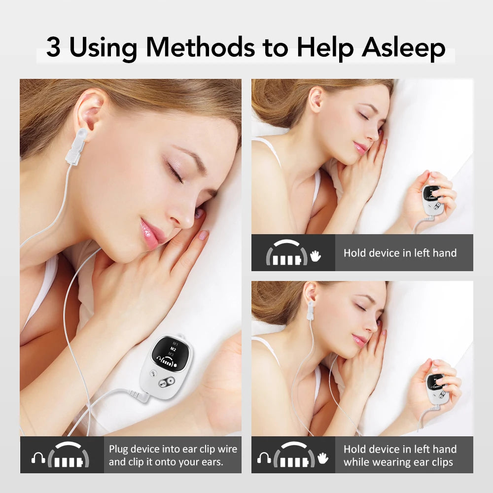 10 Modes Sleep Aid Device Microcurrent CES Sleeping Instrument Insomnia Anxiety Depression Machine Fast Sleeping Health Care