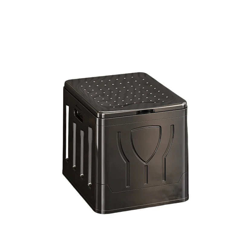 Foldable portable outdoor toilet jungle camping accessories camping reusable trash can deodorant camping toilet travel hiking