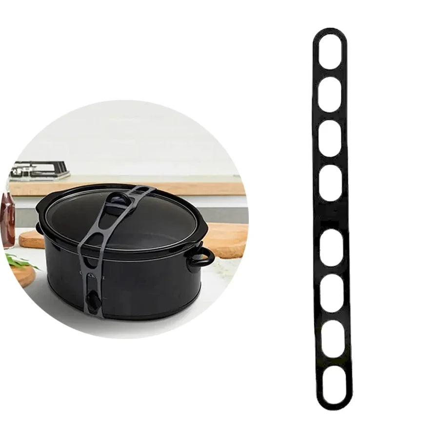 Silicone Lid Strap Reusable Universal Lid Fixing Belt Elastic Band  Outdoor Camping Camping Cookware Camping Equipment