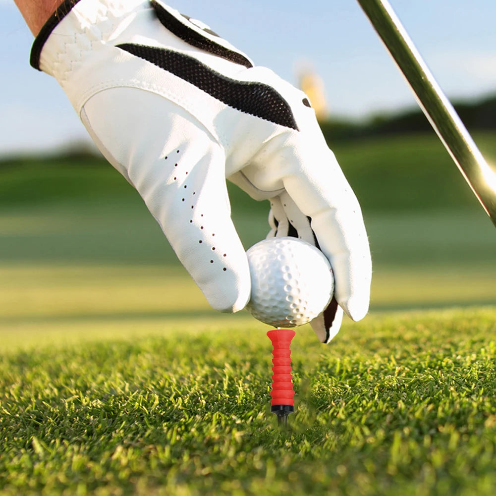 10/5Pcs Golf Elastic Rubber Tees 83mm Golf Practice Tees Silicone Durable Golf Tee Golf Limited Ball Tee Golf Training Accessori