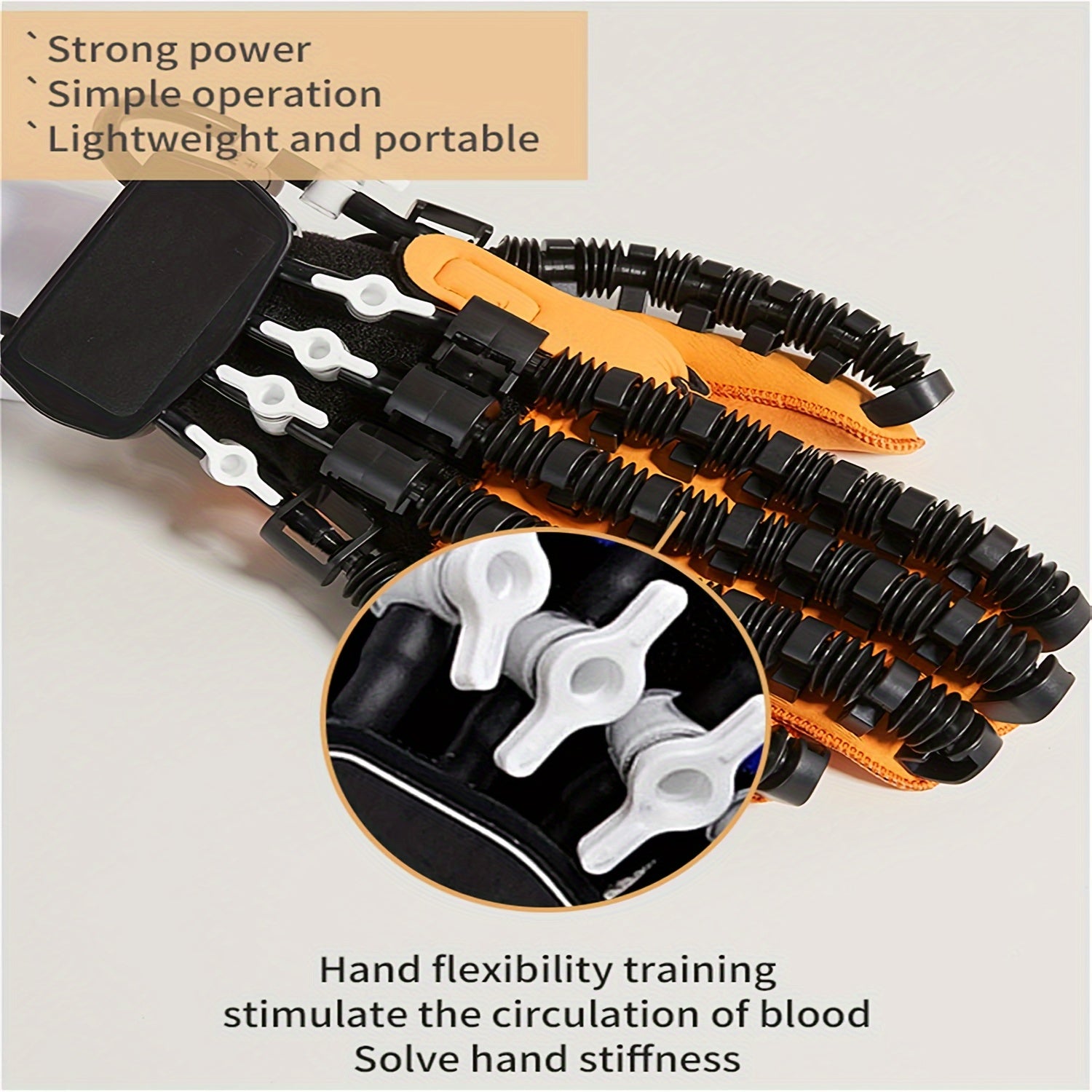 Upgraded Rehabilitation Robot Gloves For Manipulator Hands For Patients With Hemiplegia, Paralysis, Arthritis, And Stroke, Finger Rehabilitation Trainers, Finger Physical Therapy Training Gloves
