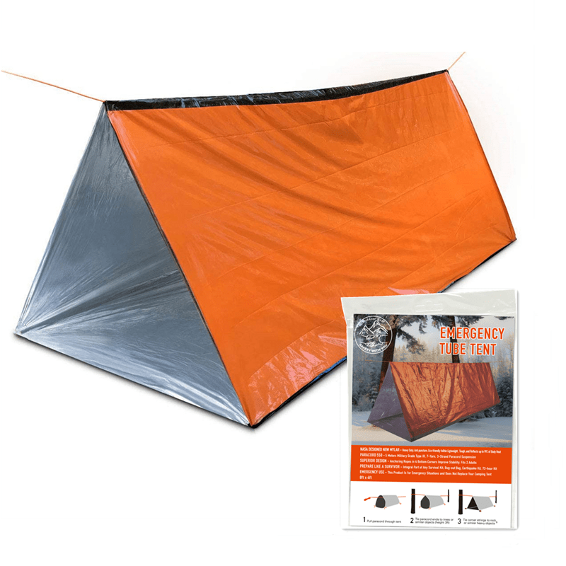 [Emergency Camping Tent] Windproof & Tear - Resistant Emergency Camping Tent - Lightweight Shelter, All - Season Portable Tent with Ground Sheet, for Camping, Hiking, Backpacking, RV, Car Emergencies - Fits 2 People, Hiking Gear, - Better World Today