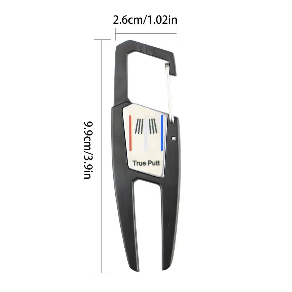 Golf Divot Tool Golf Putting Green Fork Zinc Alloy Golf Divot Repair Tool Pitch Groove Cleaner Golf Pitchforks Golf Accessories - Better World Today