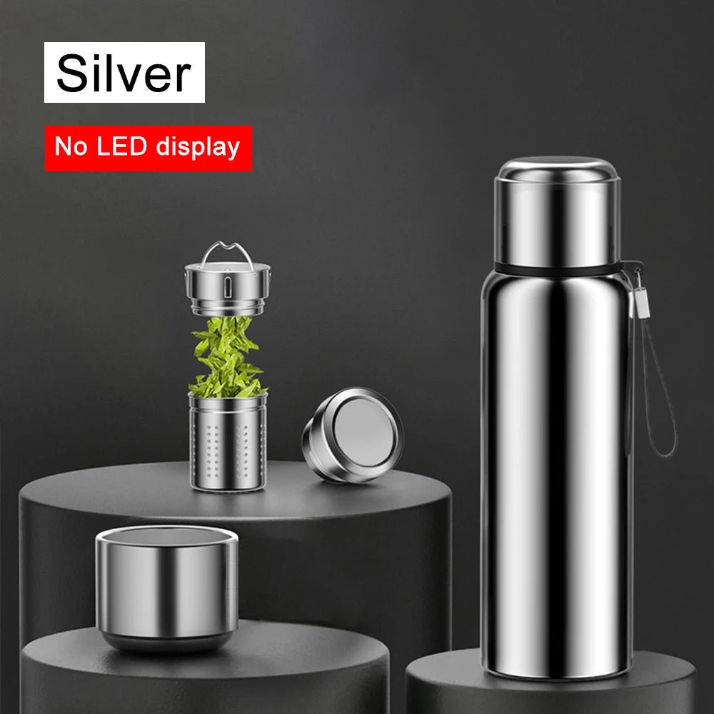 Large Capacity Stainless Steel Thermos Bottle LED Temperature Display Smart Water Bottle For Outdoor Vacuum Flask Thermal Mug - Better World Today