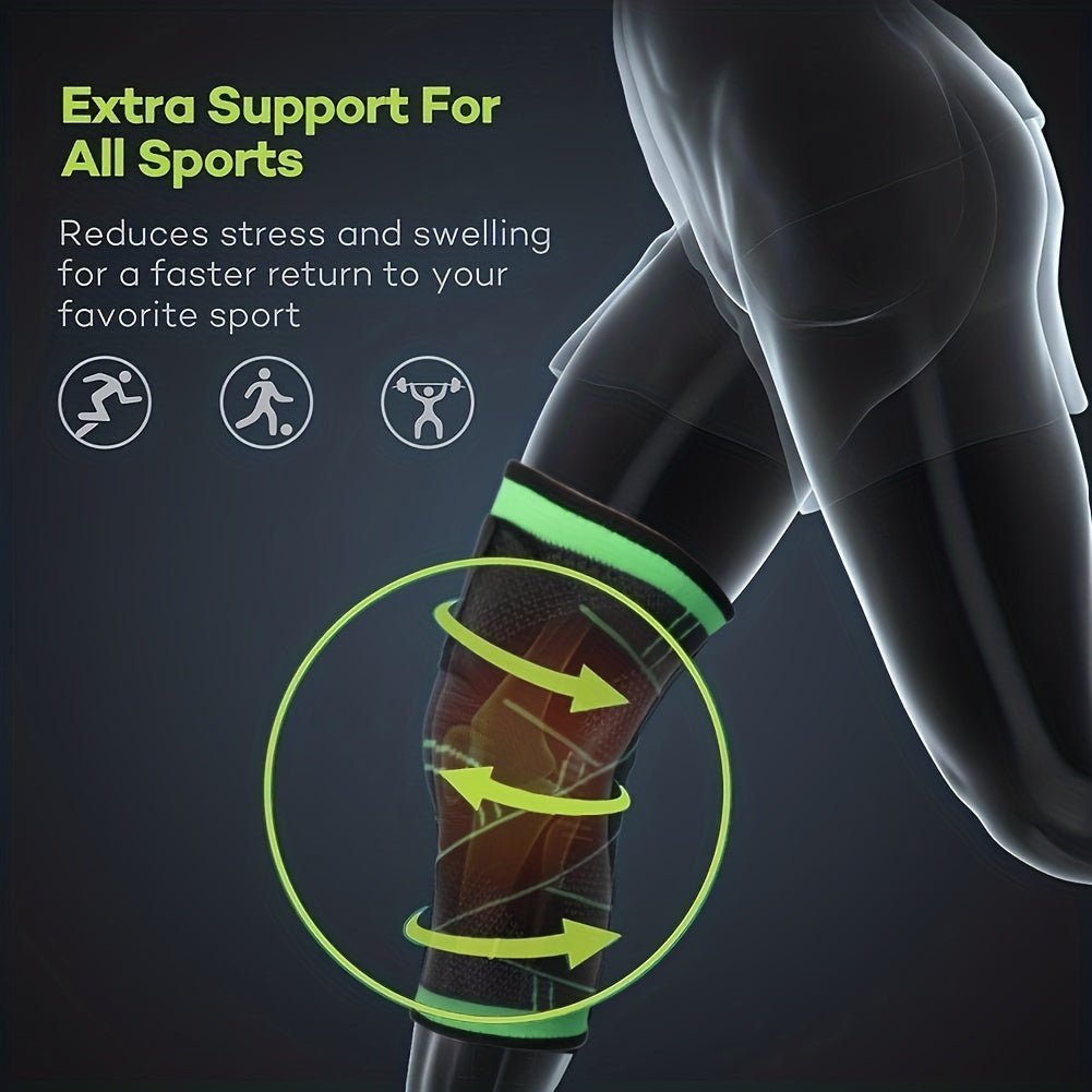 Maximize Your Performance With Our Compression Knee Sleeve - High Elastic, Breathable, And Perfect For Sports, Gym, Hiking, And More! - Better World Today